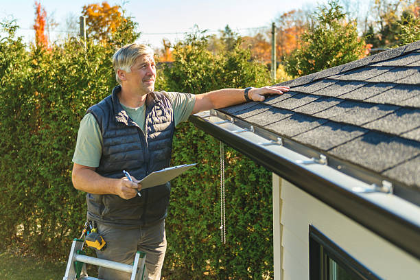 Professional Roofing technician working in Webster, SD